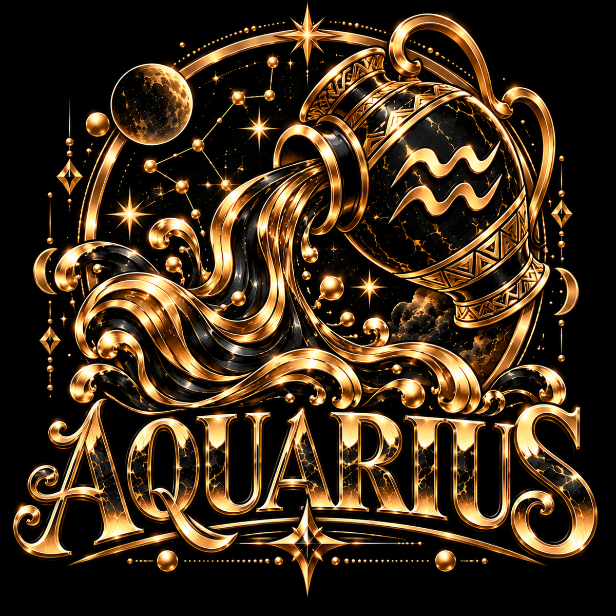 Aquarius Hoodie 6Nine8 Candles&Things