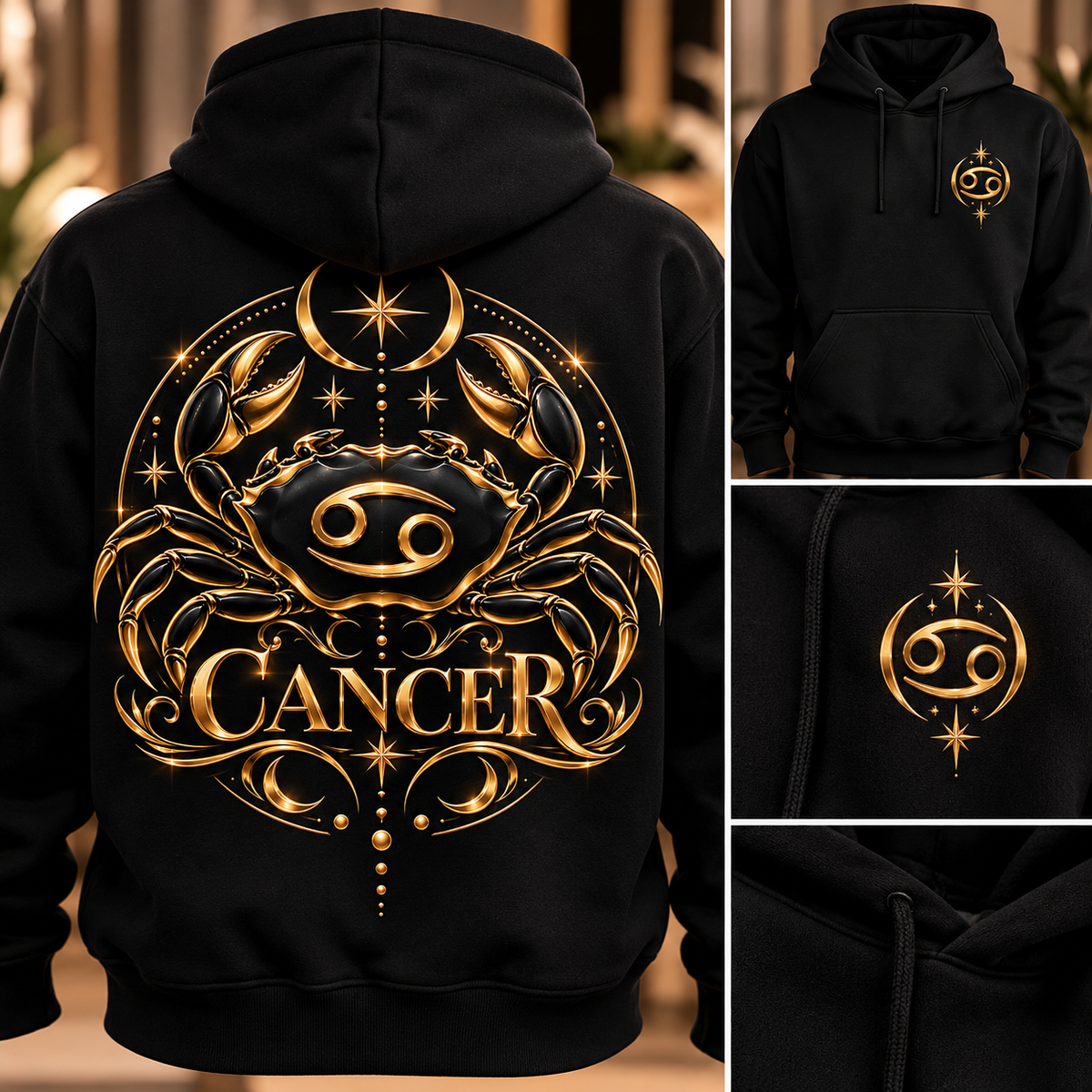 Cancer Hoodie 6Nine8 Candles&Things